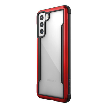X-Doria Raptic Shield - Samsung Galaxy S21+ Aluminiumgehäuse (antimikrobieller Schutz) (Rot)