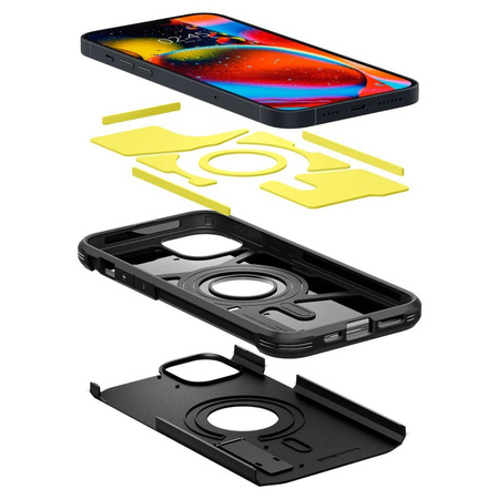 Spigen Tough Armor MagFit - iPhone 14 MagSafe Case (Black)