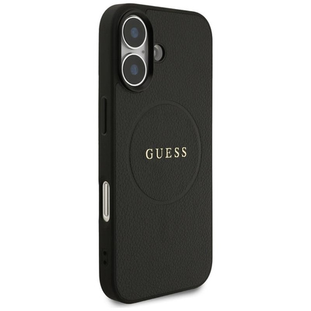 Guess Grained Ring MagSafe - Hülle iPhone 17 (schwarz)