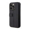 BMW Booktype Leather Textured & Stripe - iPhone 14 Pro Case (black)