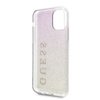 Guess Glitter Gradient - Coque iPhone 11 (Or/Rose)