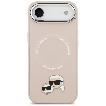 Karl Lagerfeld Karl & Choupette Pins MagSafe - Case iPhone Air (pink)