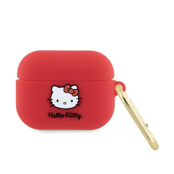Hello Kitty Silicone 3D Kitty Head - Hülle für AirPods Pro (fuchsia)