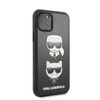 Karl Lagerfeld Embossed Case Karl & Choupette - Coque pour iPhone 11 Pro (Noir)