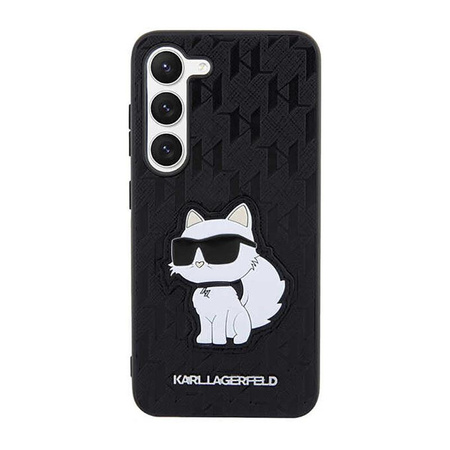 Karl Lagerfeld NFT Saffiano Monogram Choupette - Etui Samsung Galaxy S23 (czarny)