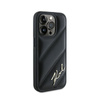 Karl Lagerfeld Diagonal Quilted Script - iPhone 15 Pro Max Case (black)