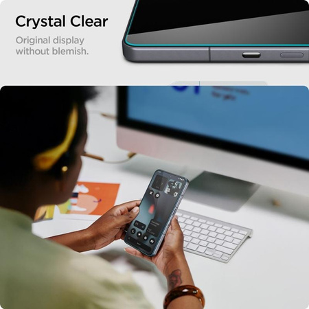 Spigen Glas.TR Slim 2er-Pack - Gehärtetes Glas für Nothing Phone 3 (2 Stück)