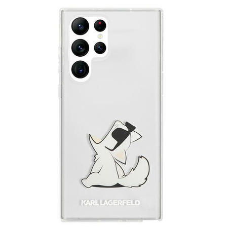Karl Lagerfeld Choupette Fun - Samsung Galaxy S22 Ultra Tasche (Transparent)