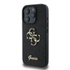 Guess Fixed Glitter Big 4G - iPhone 16 Pro Case (black)