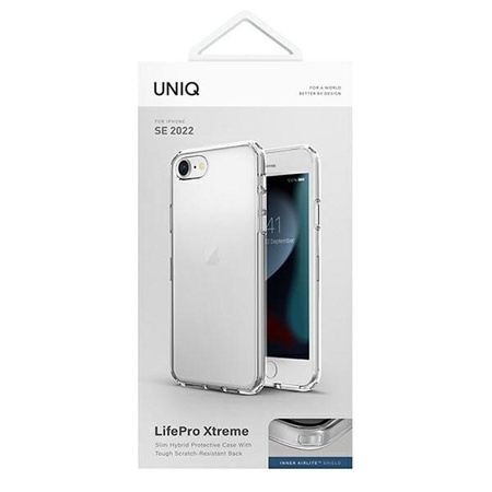 UNIQ LifePro Xtreme - pouzdro pro iPhone SE (2022/2020) / 8 / 7 (průhledné)