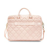 Brašna na počítač Guess Quilted 4G - 15" / 16" brašna na notebook (růžová)