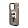 Karl Lagerfeld IML NFT Ikonik - Hülle für iPhone 14 Pro (Schwarz)