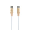 Guess Ebossed Logo - USB-C USB-C gyors töltőkábel 1,5m (arany)