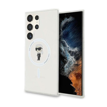 Karl Lagerfeld IML Ikonik MagSafe - Etui für Samsung Galaxy S24 Ultra (transparent)