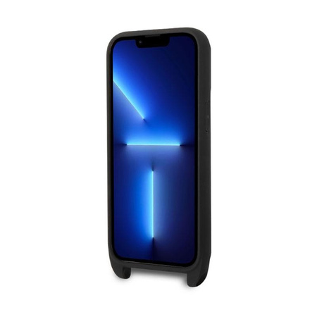 Karl Lagerfeld NFT Monogram Ikonik Patch - Hülle für iPhone 14 Pro (Schwarz)