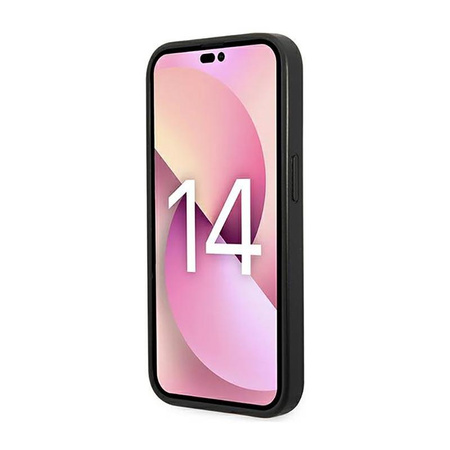 Karl Lagerfeld Monogram Stripe - pouzdro pro iPhone 14 Pro Max (šedé)