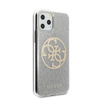 Guess Circle Glitter 4G - iPhone 11 Pro Case (Light Grey)