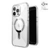 Speck Presidio Perfect-Clear Grip ClickLock & MagSafe - tok iPhone 15 Pro Max (Clear / Chrome Finish / Serene Silver)