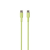 PURO ICON Soft Cable – Kabel USB-C do USB-C 1.5 m (Matcha Green)