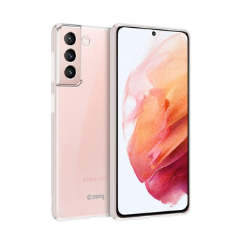 Crong Crystal Slim Hülle - Samsung Galaxy S21 Gehäuse (Transparent)