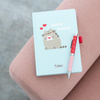 Pusheen - Notanik + fáklyás toll a Purrfect Love kollekcióból