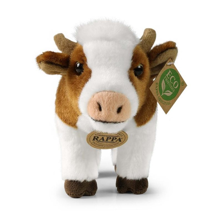 Rappa - Mascotte en peluche réaliste Vache 23 cm Respect de l'environnement