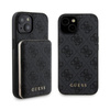 Guess Bundle Pack MagSafe 4G Metal Gold Logo - Etui + Power Bank 5000mAh MagSafe iPhone 15 (noir)