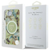 Guess IML Metal Glitter Flowers Triangle MagSafe - Case for iPhone 16e (green)