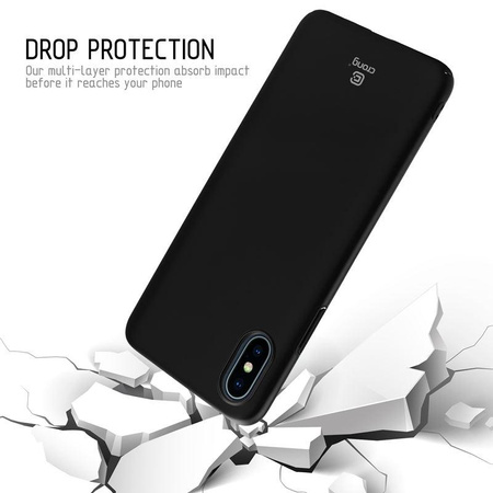 Crong Smooth Skin - iPhone Xs / X Case (black)