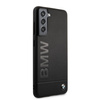 Bmw bőr Hot Stamp - Samsung Galaxy S21 FE tok (fekete)