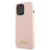 Guess Silicone Script MagSafe - iPhone 13 Pro Case (pink)