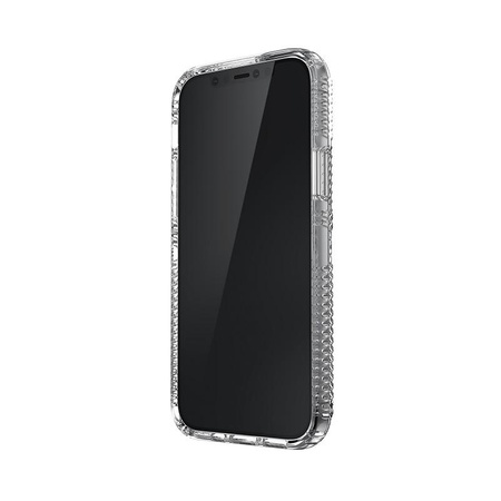 Speck Presidio Perfect-Clear mit Griffen - iPhone 12 / iPhone 12 Pro Tasche mit MICROBAN-Beschichtung (Klar)
