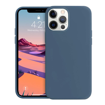 Crong Color Cover - Coque iPhone 12 / iPhone 12 Pro (Bleu marine)