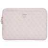 Guess 4G Zipper Pocket Triangle Logo Sleeve - Laptop Sleeve 14" (pink)