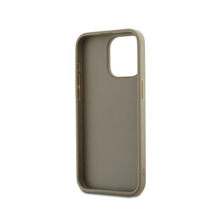 DKNY Wrist Strap Stock Logo - Hülle für iPhone 15 Pro (Beige)