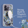 Rifle Paper Clear MagSafe - iPhone 14 Pro Case (Garden Party Blue)
