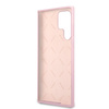 Guess Silicone Script Metal Logo - Etui Samsung Galaxy S22 Ultra (lavande)