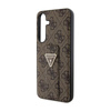 Guess Grip Stand 4G Triangle Strass Logo - Case Samsung Galaxy S24 (Brown)