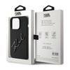 Karl Lagerfeld szilikon Karl Script - iPhone 15 Pro tok (fekete)