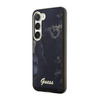Guess Golden Marble Collection - pouzdro pro Samsung Galaxy S23+ (černé)