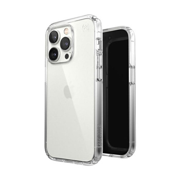 Speck Presidio Perfect-Clear - Hülle für iPhone 14 Pro mit MICROBAN-Beschichtung (Klar)