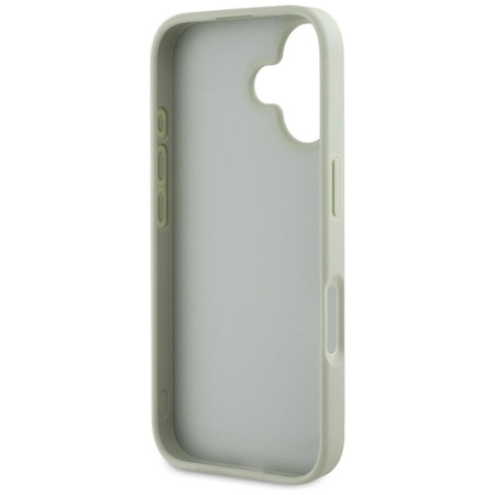 Guess Grained Big 4G Logo Small Classic Logo - Pouzdro pro iPhone 16 (zelené)