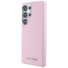 Karl Lagerfeld Saffiano Full Wrapped Elongated Metal Logo MagSafe - Case for Samsung Galaxy S25 Ultra (pink)