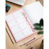 Pusheen - Rose collection weekly desk planner 54 cards