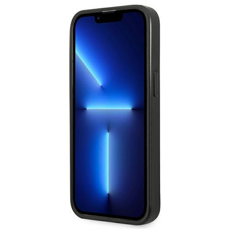 Karl Lagerfeld Perforated Allover - kryt pro iPhone 13 mini (černý)