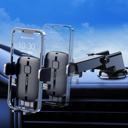 WEKOME WA-S55 K Captain Series - Mechanical car mount for phone 4.7"- 7.2" (Black)