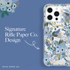 Rifle Paper Clear MagSafe - iPhone 15 Pro Max tok (Garden Party kék)