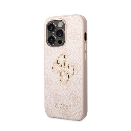 Guess 4G Big Metal Logo - iPhone 15 Pro Case (pink)