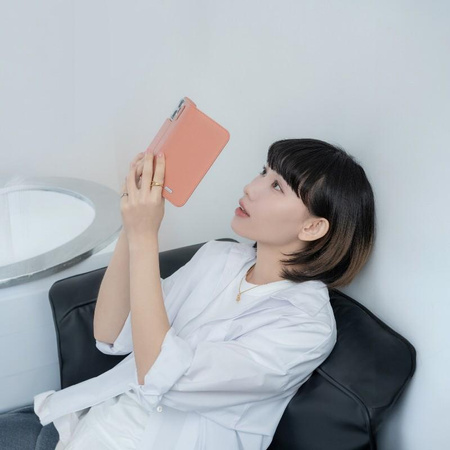 Moshi Overture MagSafe - Leather 3-in-1 Flip Case iPhone 17 Pro Max (Misty Coral)