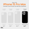 Case-Mate Ultra Tough Plus D3O MagSafe - Étui pour iPhone 15 Pro Max (transparent)